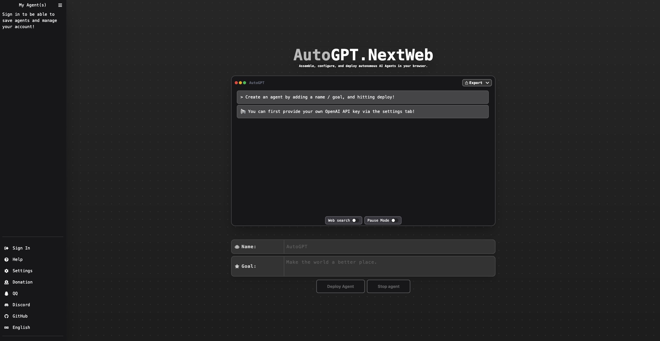 demo-picture-of-AutoGPT-Next-Web